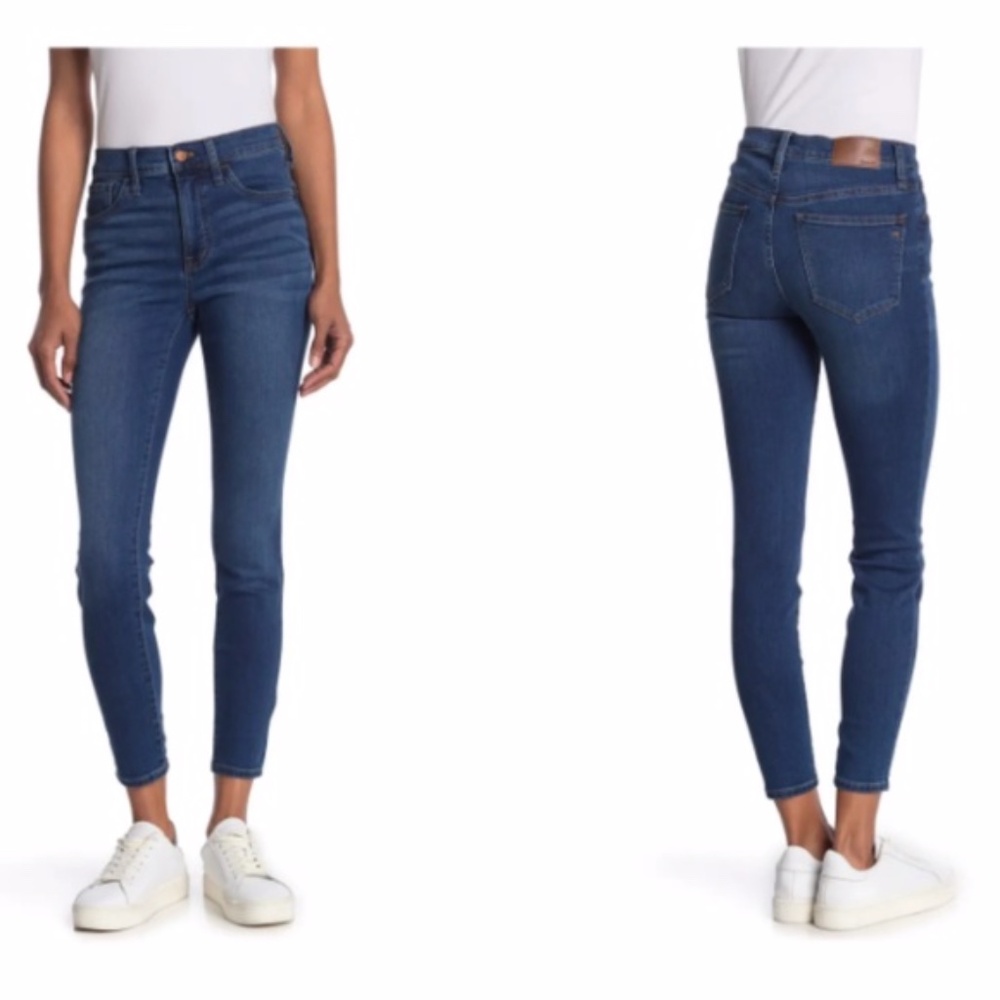 NWT Madewell 9.5" Mid-Rise Skinny Jeans in Ardwick Wash Size 26